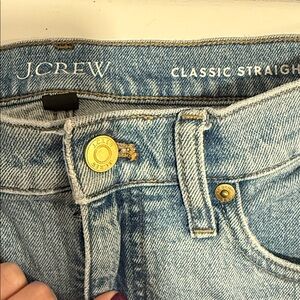 J. Crew Straight Leg Light Blue Jeans